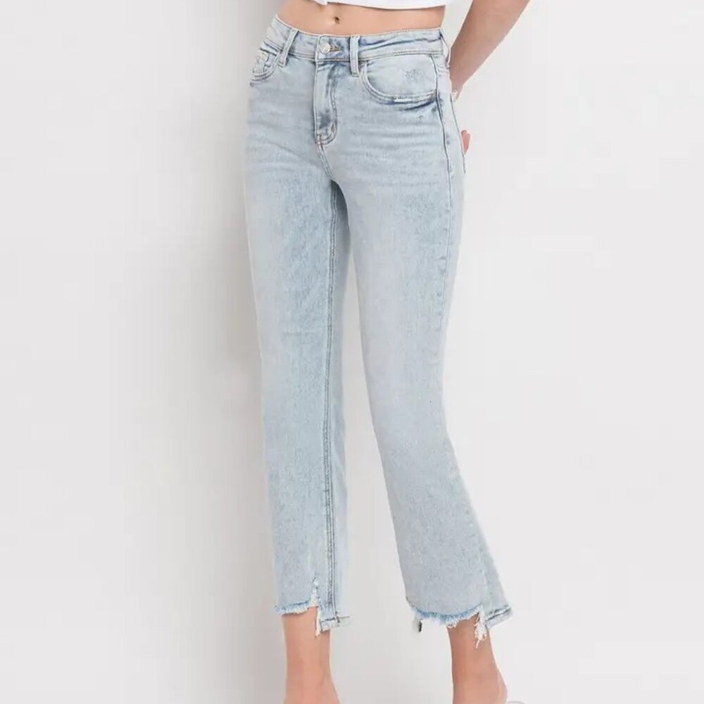 Lovervet - Kick Flare Cropped - Light Wash - 14W - Picture 12 of 12